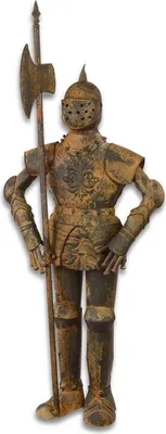 Produktbild von Figur Ritter Ritterrüstung rostig Replikat Retro Design Dekoration