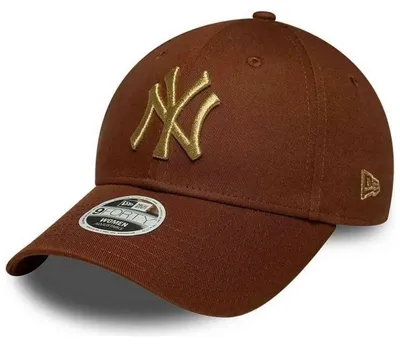 Produktbild von New Era Women MLB 9FORTY Metallic Logo Cap New York Yankees brown