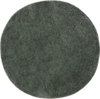 Produktbild von benuta Teppich Wohnzimmer Soho Hellgrün ø 80 cm rund Hochflorteppich Wohnzimmerteppich Rutschfest Flauschig Plüsch Shaggy Weich