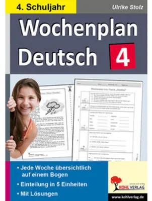 Immagine prodotto di Wochenplan Deutsch 4. Schuljahr