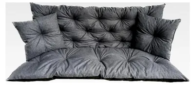 Produktbild von Wasserfeste Outdoor-Palettenkissen | Auflage für Hollywoodschaukel | Bankauflage | Sitz- und Rückenkissen | Palettenpolster | Loungekissen Outdoor 180 x 110 cm (180 x 50 x 60 cm) inkl. 2 Kissen Ekolinen