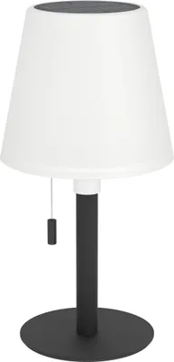 Produktbild von EGLO Solar Tischleuchte Montapalma-L, Outdoor Akku Tischlampe dimmbar mit Zugschalter, kabellose Solarlampe für außen, warmweiß, RGB, IP54