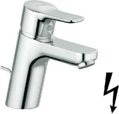 Zdjęcie produktu dla Kludi Pure&Easy - Bateria umywalkowa z wylewką, chrom 372760565