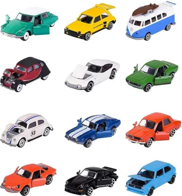 Image de majorette Vintage Cars 6 fois assorties, modèles réduits de voitures, dès 3 ans,, Simba-Dickie