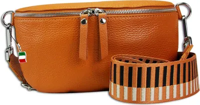 Produktbild von Florence Leder Tasche Gürteltasche braun tan mehrfarbig OTF807C
