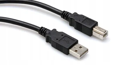 Zdjęcie produktu dla Hosa Technology USB-203AB, 0,9 m, USB A, USB B, USB 2.0, 0,48 Gbit/s, Czarny