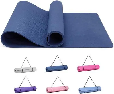 Obrázok produktu pre Famanu gymnastická podložka, protišmyková fitness podložka – námorná modrá – 183 x 61 x 0,6 cm
