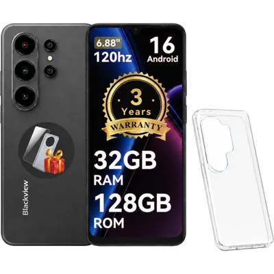 Produktbild von Blackview WAVE 10 Smartphone Ohne Vertrag, Android 16, 32+128GB,Dual SIM,120Hz, 6.88",32 MP, Live-Fotos, 5000 mAh, Face ID, WiFi 5G, Doke OS 5.0