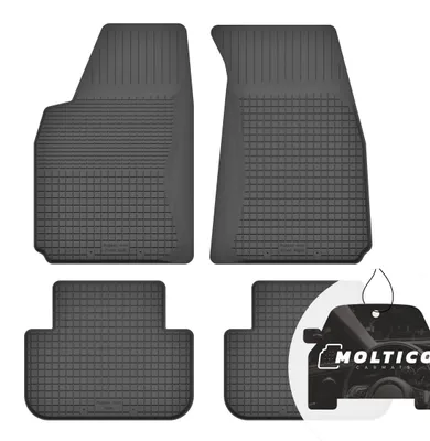 Obrázek produktu pro Sada gumových podlahových rohoží s lemem, vhodné do všech ročních období, pro model Subaru Forester II (2002-2008)