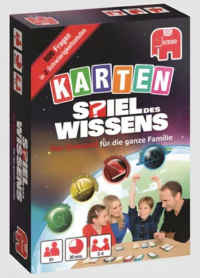 Produktbild von Spiel des Wissen Kartenspiel, Kartenspiel, Trivia, 8 Jahr(e)