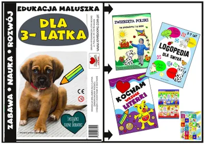 Immagine prodotto di Edukacja maluszka dla 3 latka. Zestaw książek