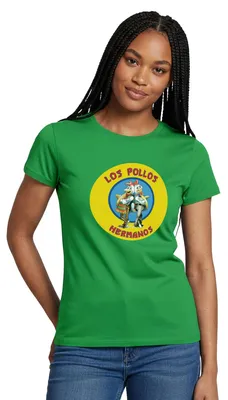 Produktbild von Spreadshirt Breaking Bad Los Pollos Hermanos Frauen T-Shirt, XL, Kelly Green
