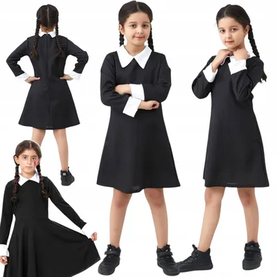 Produktbild von Toys Kostüm Wednesday Addams Kleid für Party Halloween XL