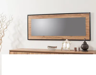 Produktbild von Skye Decor, Quantum- Quantum İdea 150SPH, Atlantikkiefer, Wandspiegel, 60x150 cm, 100% Melaminbeschichtete Partikelplatte