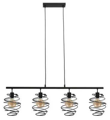Produktbild von Briloner Leuchten Pendelleuchte, Pendellampe 4-flammig, Hängelampe retro vintage