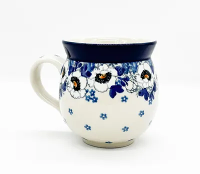 Produktbild von Becher Handgefertigte Bunzlauer Keramik Tasse, Becher 300 ml