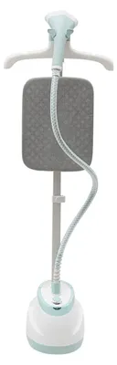 Produktbild von Kleidungsdampfer - Vertikales Standgerät - Leistung 1800 W - Stufen 10 - Wassertank 1,6 l - Aufheizzeit 45 s - Spannung 220 V EU-Stecker - Weiß