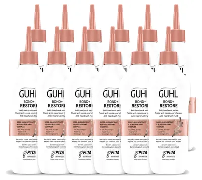 Produktbild von 12 x Guhl Bond+ Restore Anti-Haarbreuk Serum - 150 ml - Vorteilspackung - 12 Stücke