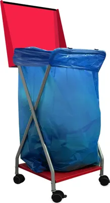 Produktbild von Müllsackständer mit 4 Rollen 120 Liter Ständer Müllbeutelhalter Müllsackhalter Abfallbehälter Gelber-Sack