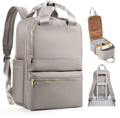 Produktbild von Reisezubehör Reisetasche Damen 40x20x25 Handgepäckgröße Flugzeug Reisetasche Wasserdicht Khaki