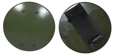 Immagine prodotto di Scudo protettivo, materiale resistente, cinturino regolabile, colore verde