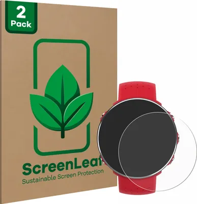 Produktbild von 2x ScreenLeaf Schutzfolie für Polar Vantage M Displayschutz Display Schutz Folie Klar Transparent