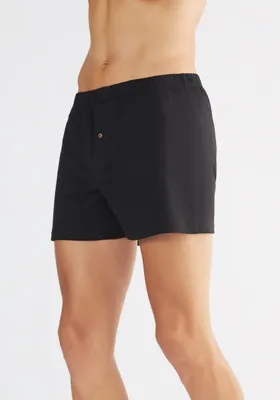 Produktbild von Bio-Baumwoll-Boxershorts mit Holzknopf - 7er Pack