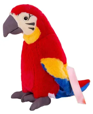 Produktbild von Plüschtier Papagei Stofftier 28cm Rot