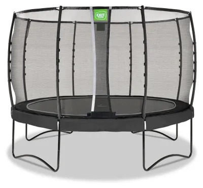 Image de EXIT Allure Premium Trampoline ø366cm, Sur pieds, Rond, Noir
