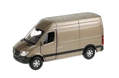 Image de MERCEDES BENZ Sprinter Panel Van Modèle réduit de voiture en métal Voiture-jouet 88 (champagne-métallique)