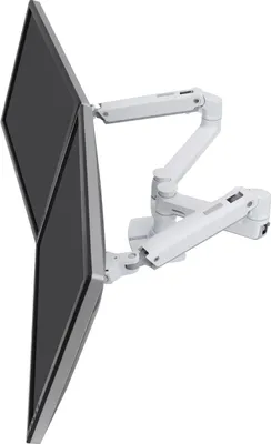 Image de Ergotron 45-491-216 Ergotron Tischhalter LX 2-Monitore-27"-18kg -WS -Höhenverst.