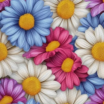 Produktbild von OUTDOOR DEKOSTOFFE OXFORD - Motiv Bunte Blumen | DX18061