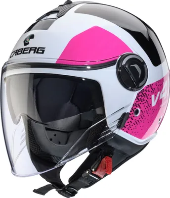 Produktbild von CABERG RIVIERA V4X ALPHA Jethelm M in rosa/schwarz/weiß