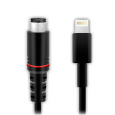Image de IK Multimedia - Cabo Lightning vers Mini-DIN avec chargement