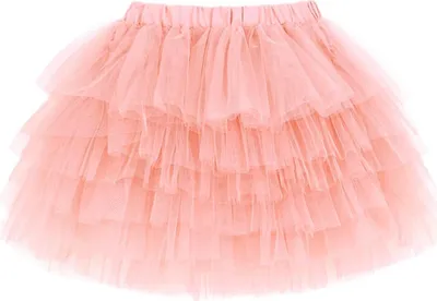 Produktbild von Kleinkind Kinder Mädchen Tuturock Kuchenrock Tütürock Stufenrock Prinzessinrock Kurzer Rock Minirock Ballett Tutu, Rosa, 140