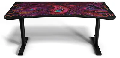 Produktbild von Arozzi Arena Groß Gaming-Schreibtisch - 160 x 82 x 71-81 cm - Crawling Chaos