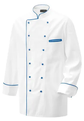 Produktbild von Kochjacke royal blue, Gr. 40 : 40 : royal blue : 100% Baumwolle 150