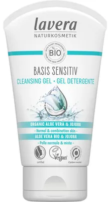 Productafbeelding van Lavera Basis Sensitiv Cleansing Gel En-It (125 ml)