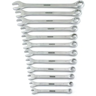 Produktbild von Ringmaulschlüssel KREATOR 12 tlg. 6-22 mm Schraubenschlüssel Gabelschlüssel