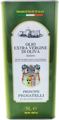 Produktbild von Principe Pignatelli di Monteroduni - 100% Italienisches extra natives Olivenöl, kaltgepresst und gefiltert, 5L Dose, mittel Fruchtblend, Qualität E...