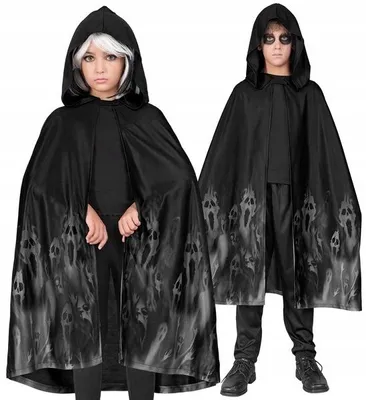 Produktbild von Widmann Kinderumhang Schwarz 90 cm Halloween Karneval