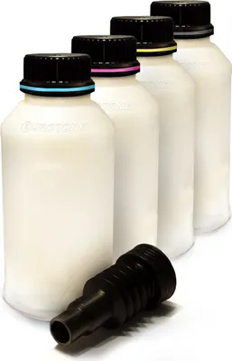 Produktbild von 4x Eurotone Nachfüll Pulver Alternative für Brother TN-135BK Black Schwarz / TN-135C Blau Cyan / TN-135M Rot Magenta / TN-135Y Gelb Yellow