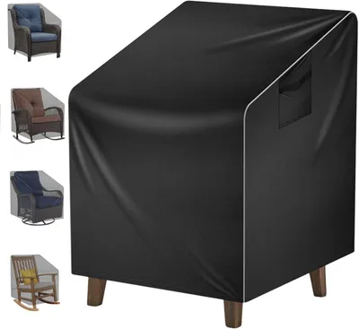 Imagen del producto de Funda protectora para silla de jardín, impermeable, de 84 x 89 x 98 cm, para sillón de jardín