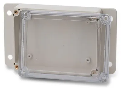 Immagine prodotto di Contenitore trasparente 115x85x35mm, alloggiamento industriale, grado di protezione IP66