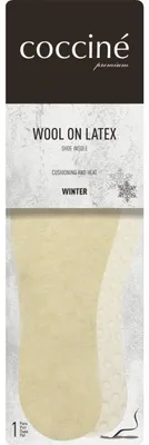 Produktbild von Coccine-Einlegesohlen aus Wolle auf Latex, Größe 46, 1032014