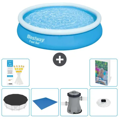 Image de Bestway Fast Set, piscine ronde - 366 x 76 cm - 5 pièces, modèle S74