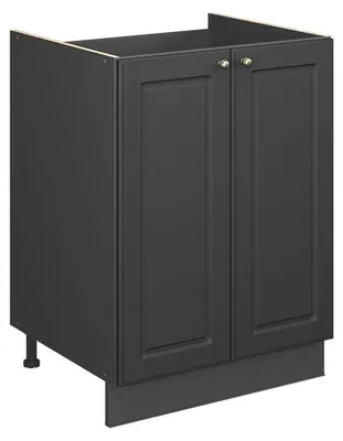 Produktbild von Spülenunterschrank Vicco Fame-Line Anthrazit-Gold Landhaus/Anthrazit 60 cm, Model 65254