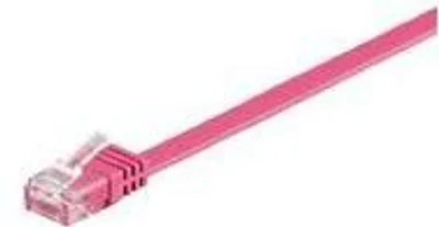 Produktbild von Microconnect UTP603PI, 3 m, Cat6, U/UTP (UTP), RJ-45, RJ-45, Pink