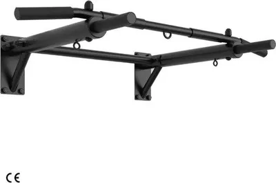 Produktbild von Famanu Wandmontage Klimmzugstange - Multifunktionale Pull-Up Bar aus Edelstahl