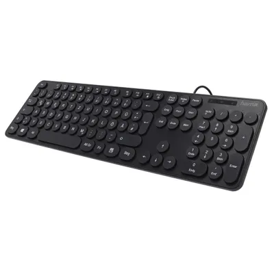 Produktbild von Hama KC-500, Volle Größe (100%), Kabelgebunden, USB, QWERTZ, Schwarz